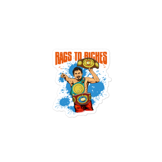 RAGS TO RICHES STICKER
