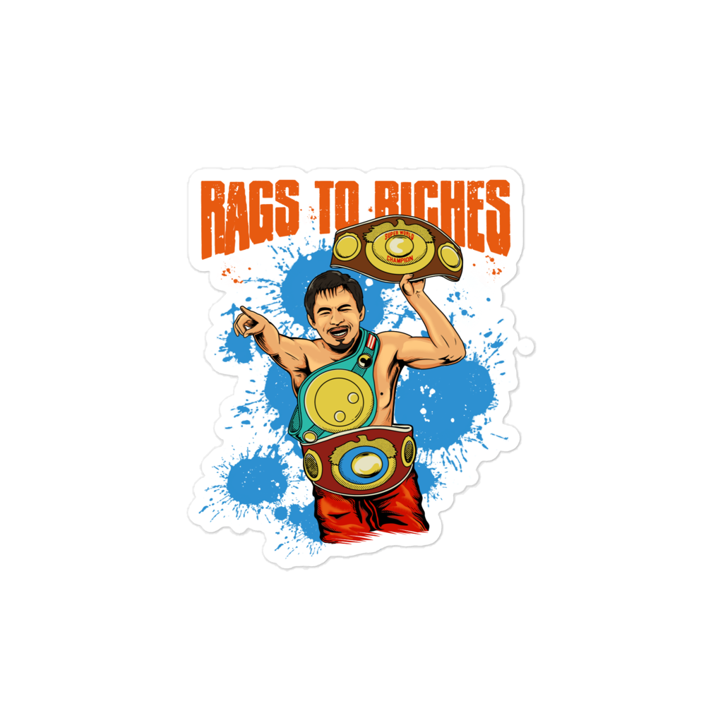 RAGS TO RICHES STICKER