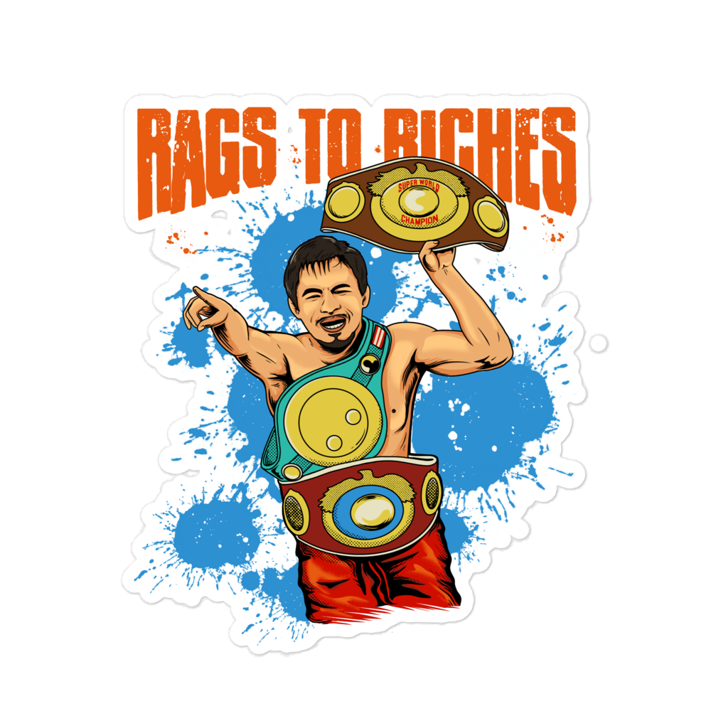 RAGS TO RICHES STICKER